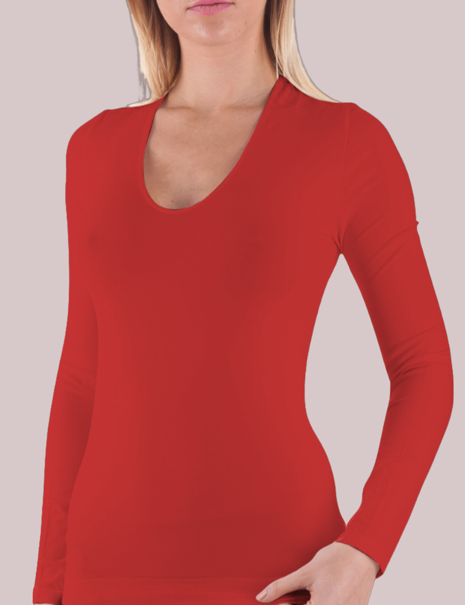 Bellissima: Decolleté Manica Lunga Special Edition Rosso