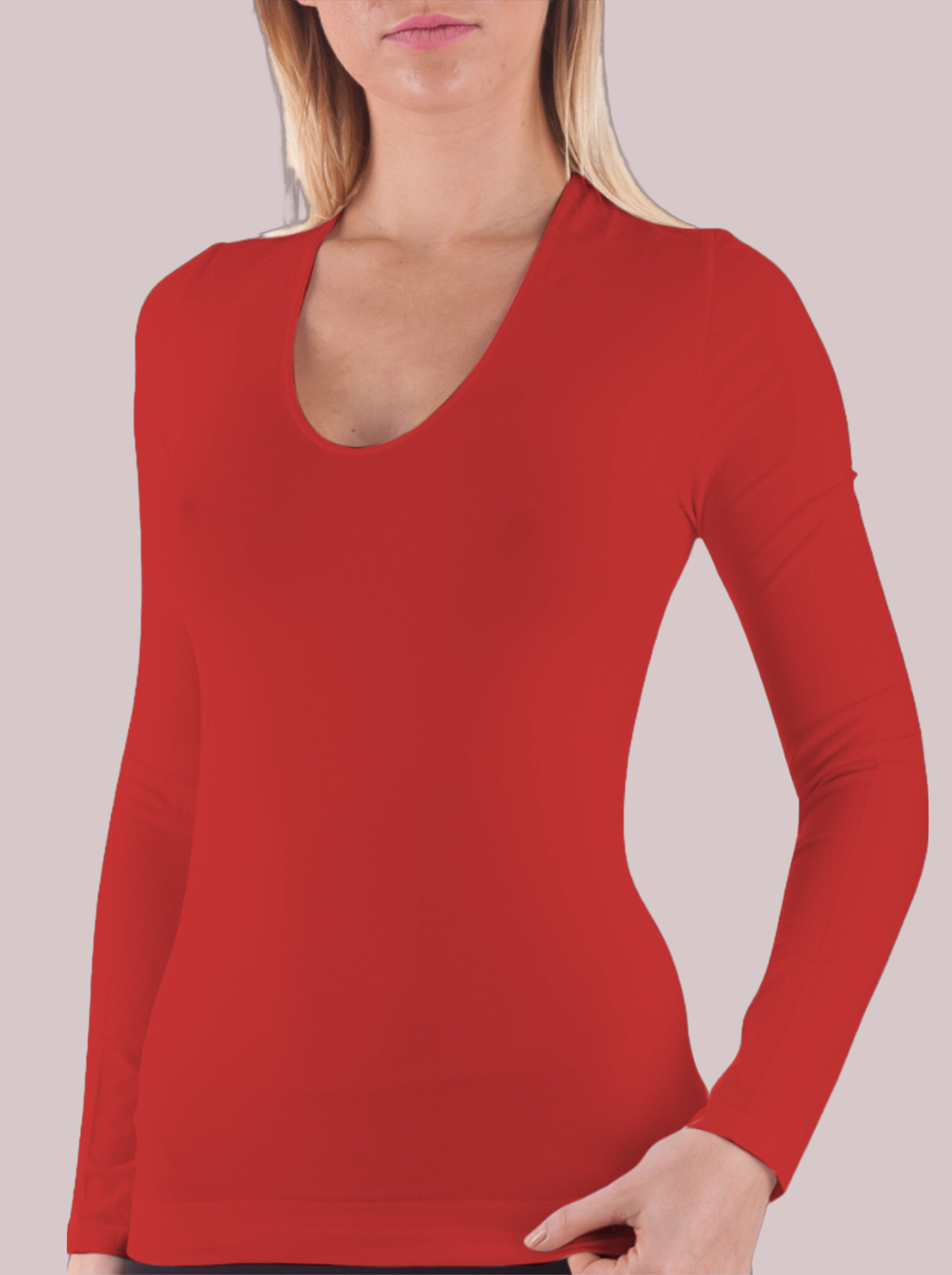 Bellissima: Decolleté Manica Lunga Special Edition Rosso