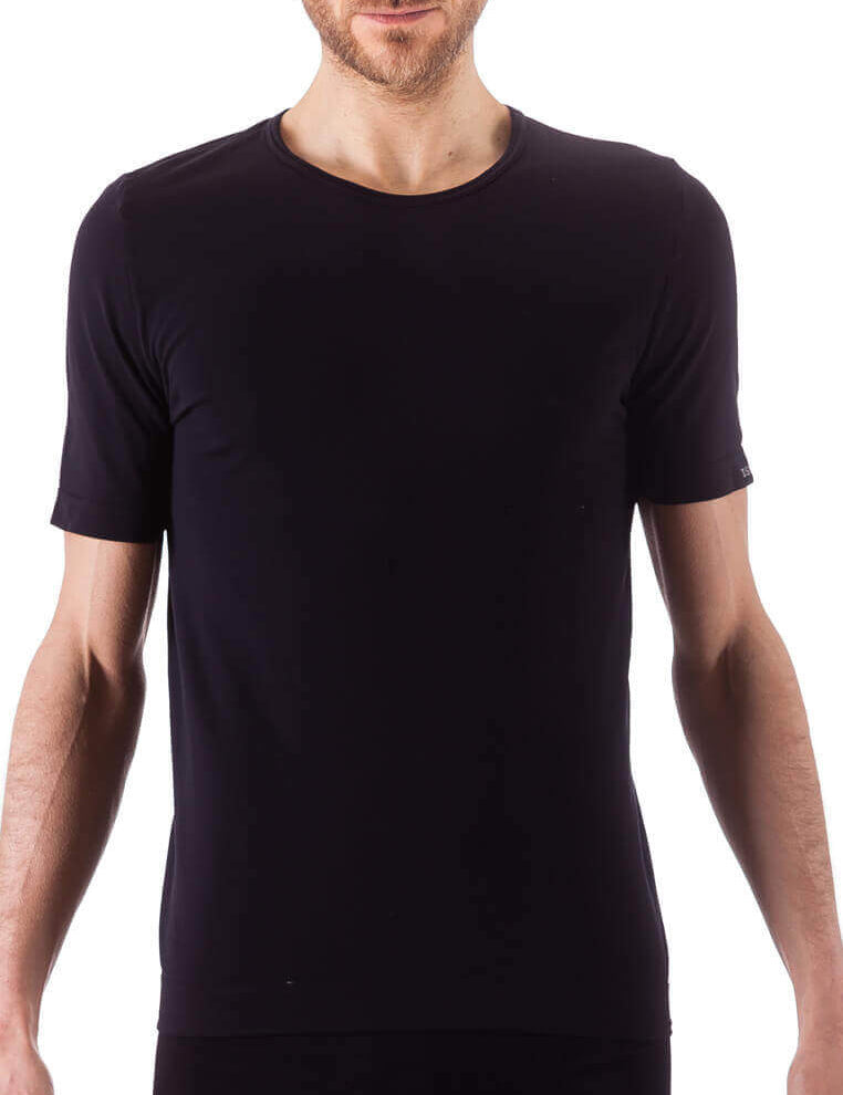 Bellissima: T-shirt Uomo Girocollo Nero