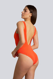 Bellissima: Costume intero Onde Arancio