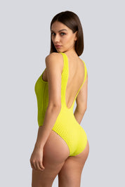 Bellissima: Costume intero Onde Lime