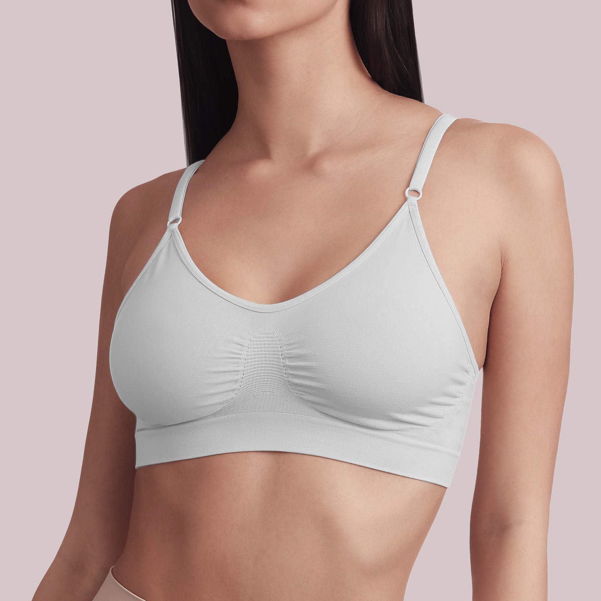 SENSI' Canotta Intimo Donna Scollo V Microfibra Traspirante - Senza Cuciture Antibatterico Made In Italy