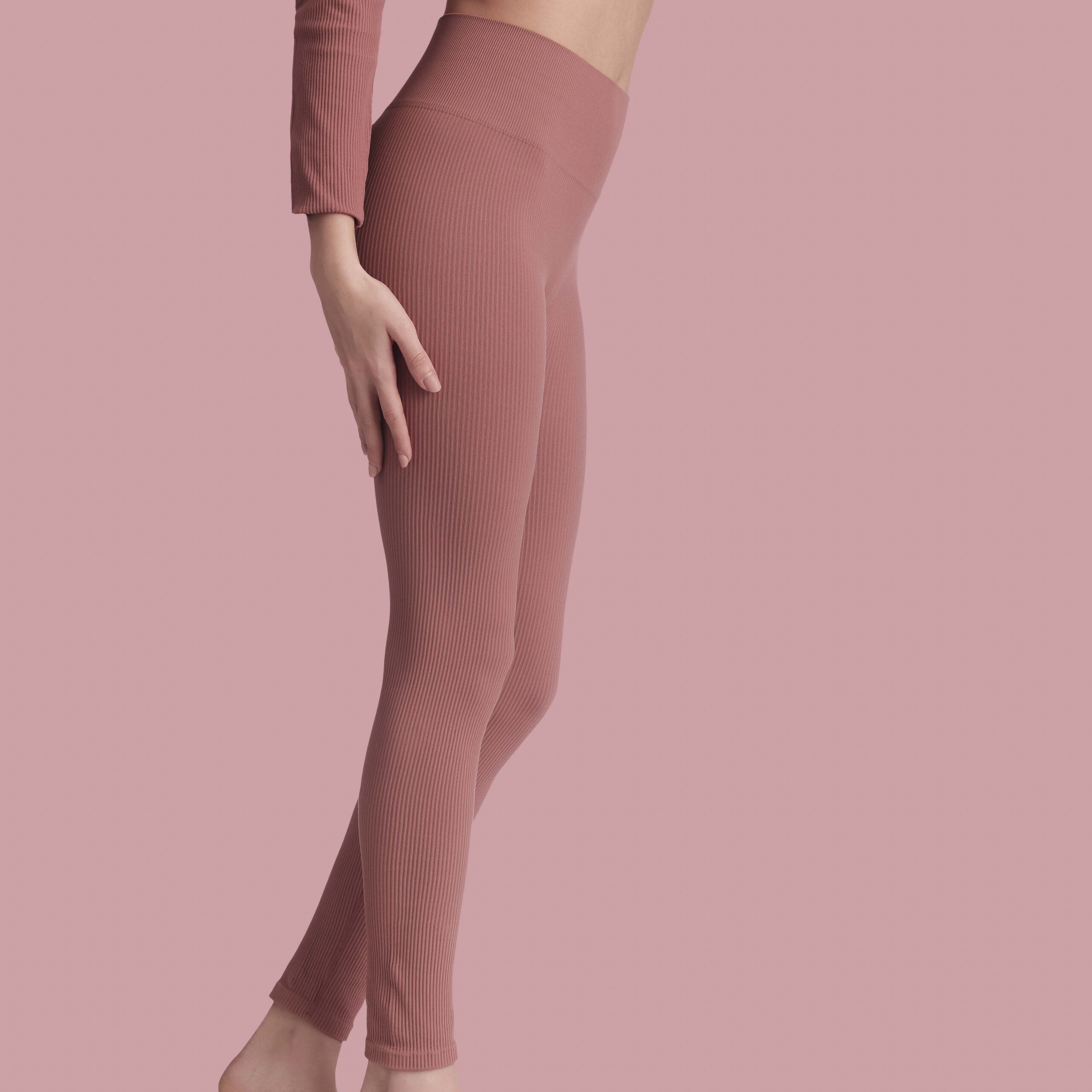 Bellissima: Leggings homewear in costina Cognac