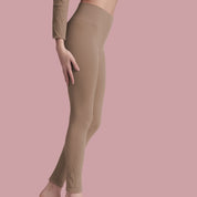 Bellissima: Leggings homewear in costina Cammello