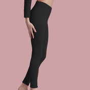 Bellissima: Leggings homewear in costina Nero