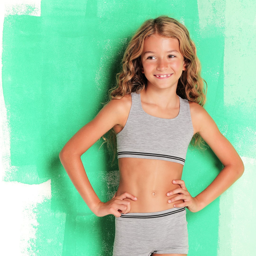 Bellissima: Top Sport Grigio Melange