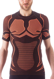 Bellissima: T-Shirt sportiva Uomo Arancio