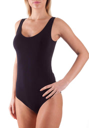 Bellissima: Body Canotta Spalla Larga Nero