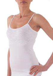 Bellissima: Canotta Sensitive Bianco