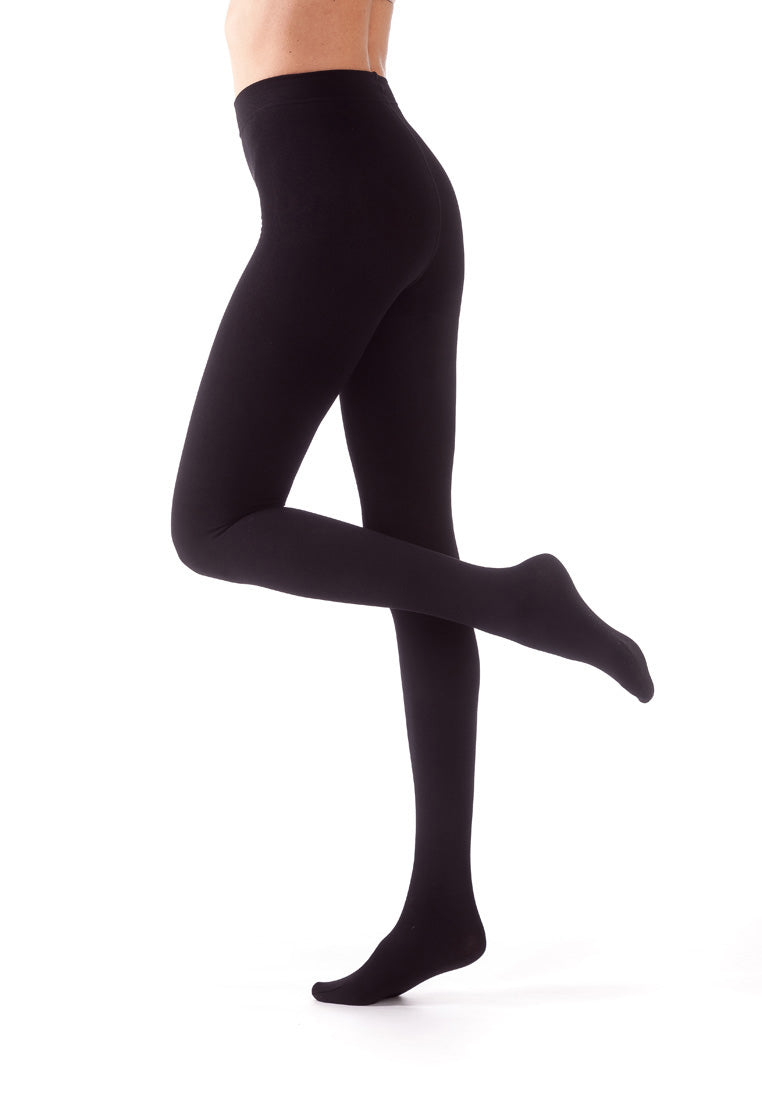 Bellissima: Micropile Collant Caldissimo Nero