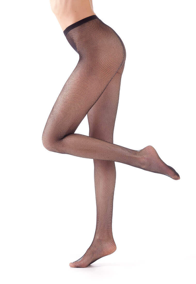 Bellissima: Collant Microrete Nero