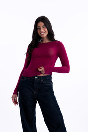 Maglia girocollo in cashmere Superlight