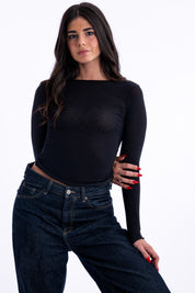 Maglia girocollo in cashmere Superlight