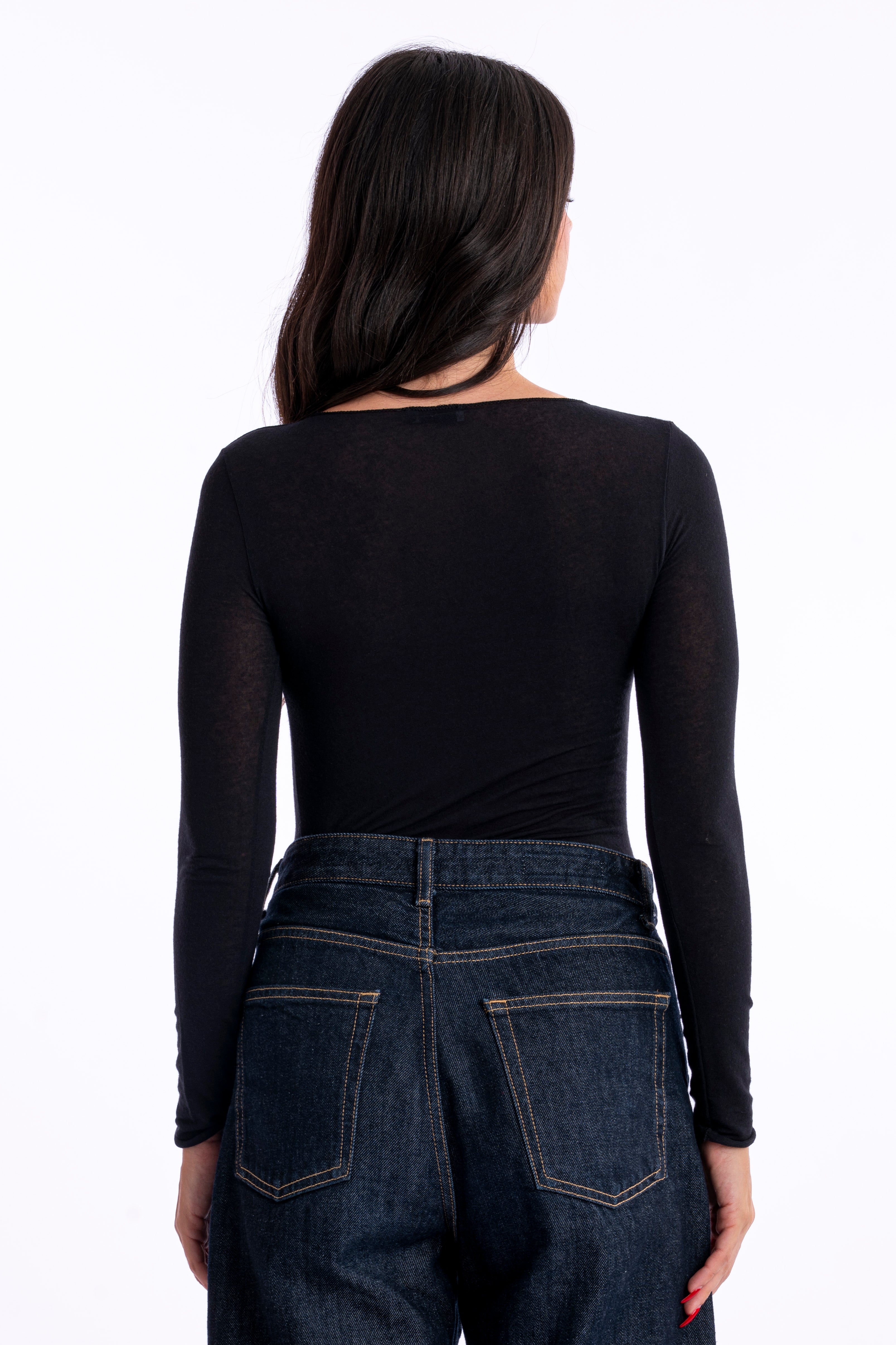 Maglia girocollo in cashmere Superlight