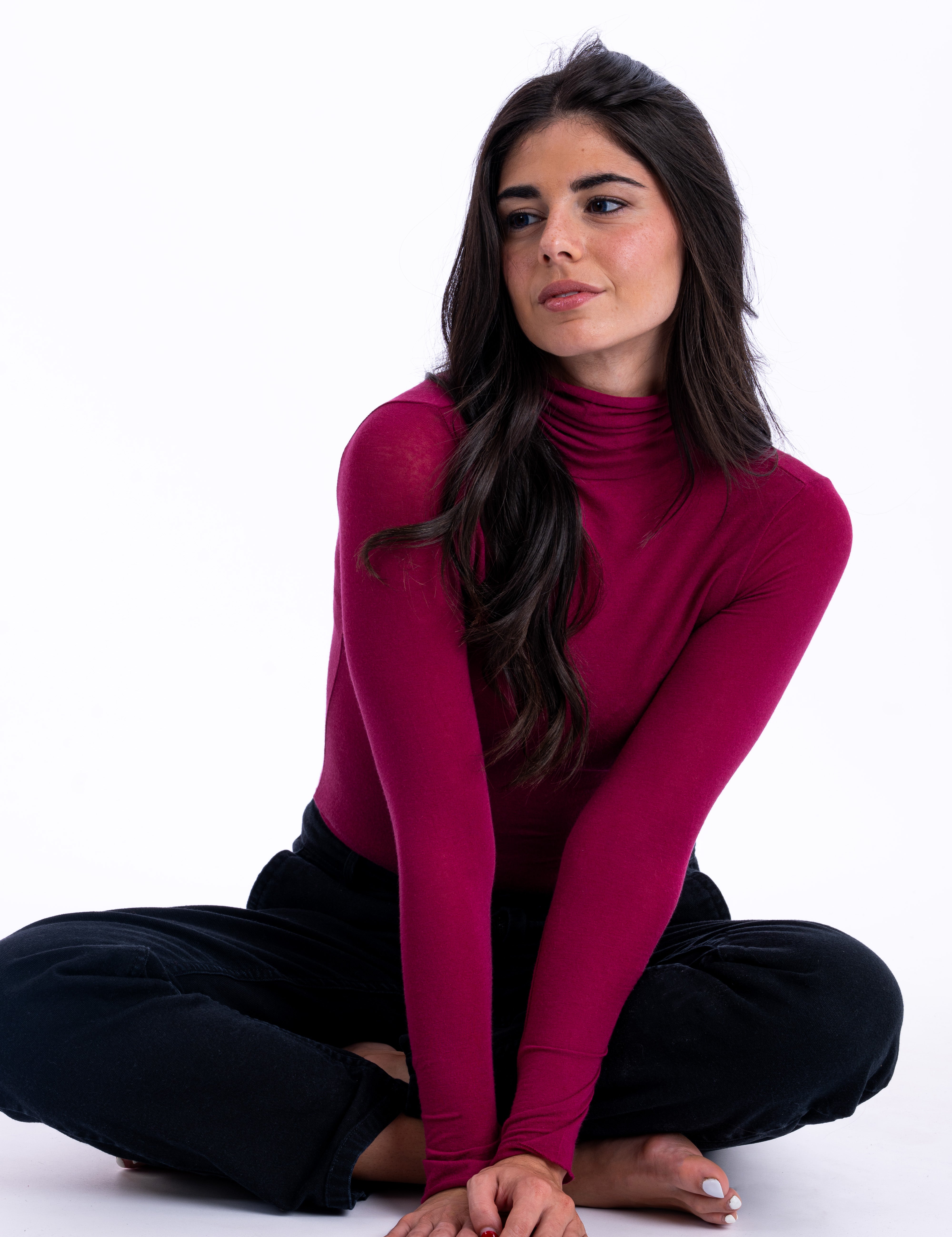 Maglia dolcevita in cashmere Superlight