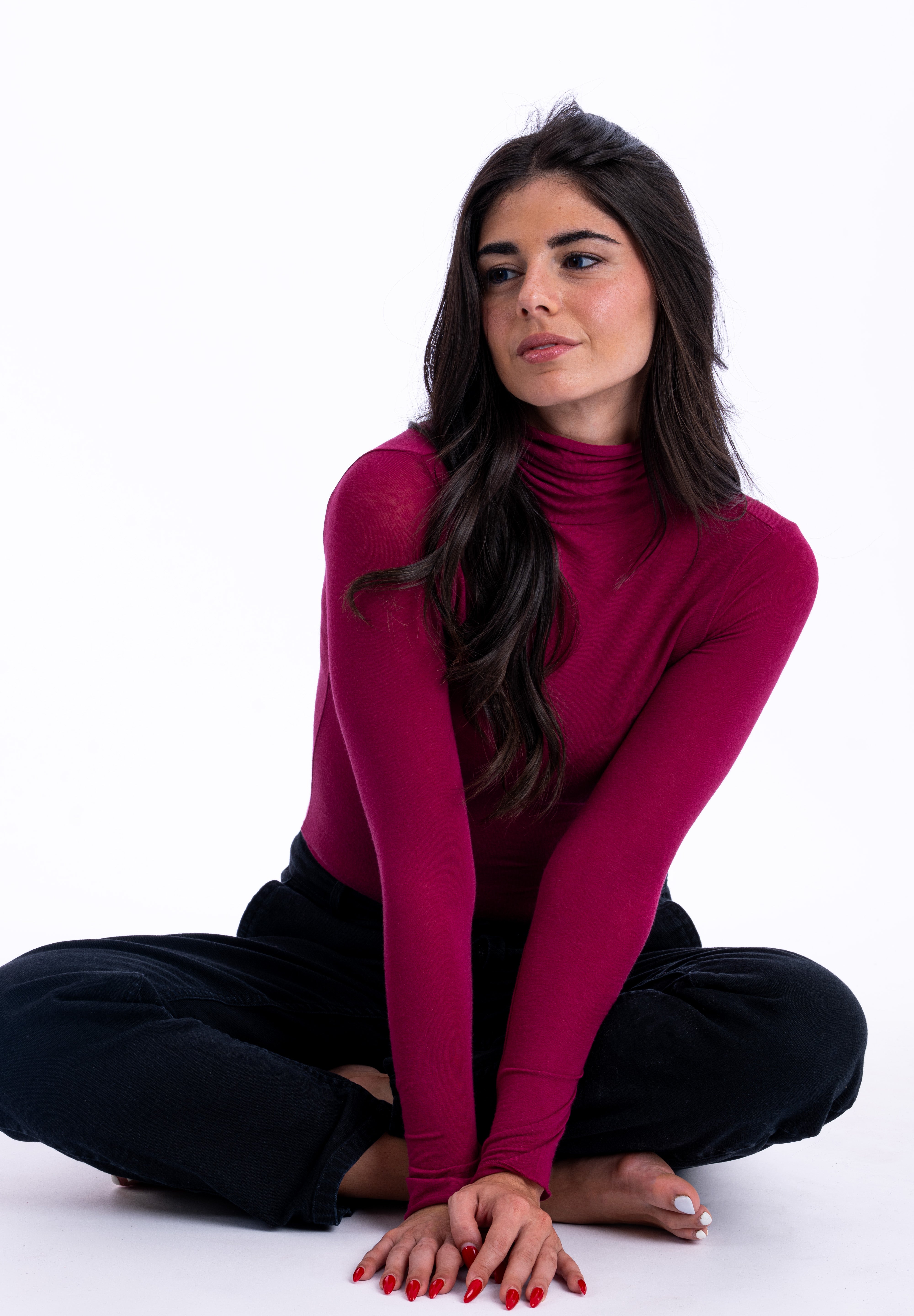 Maglia dolcevita in cashmere Superlight