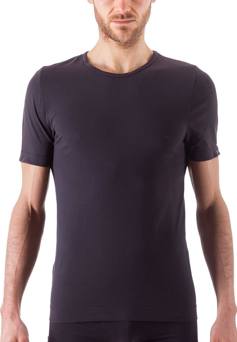 Bellissima: T-shirt Uomo Girocollo Antracite