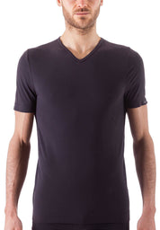 Bellissima: T-Shirt Uomo Scollo V Antracite
