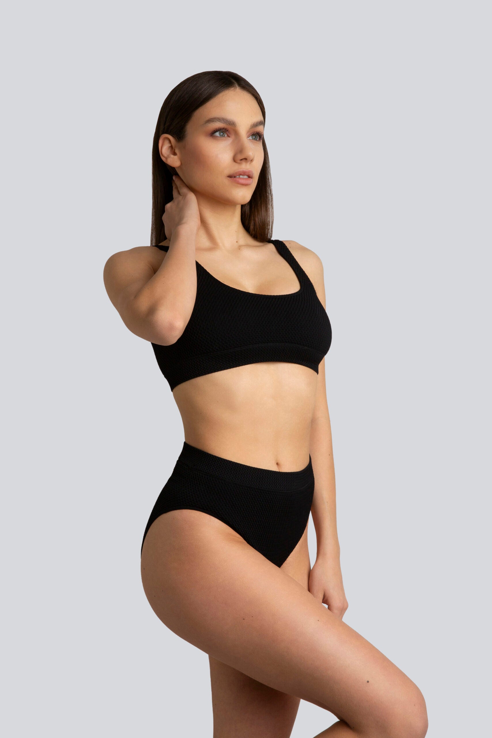 Bellissima: Top Piquet Nero