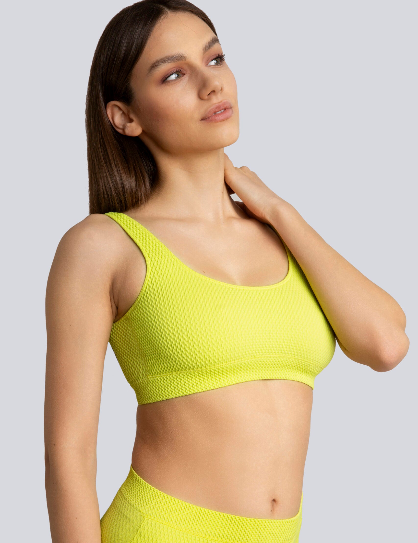 Bellissima: Top Piquet Lime