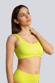 Bellissima: Top Piquet Lime