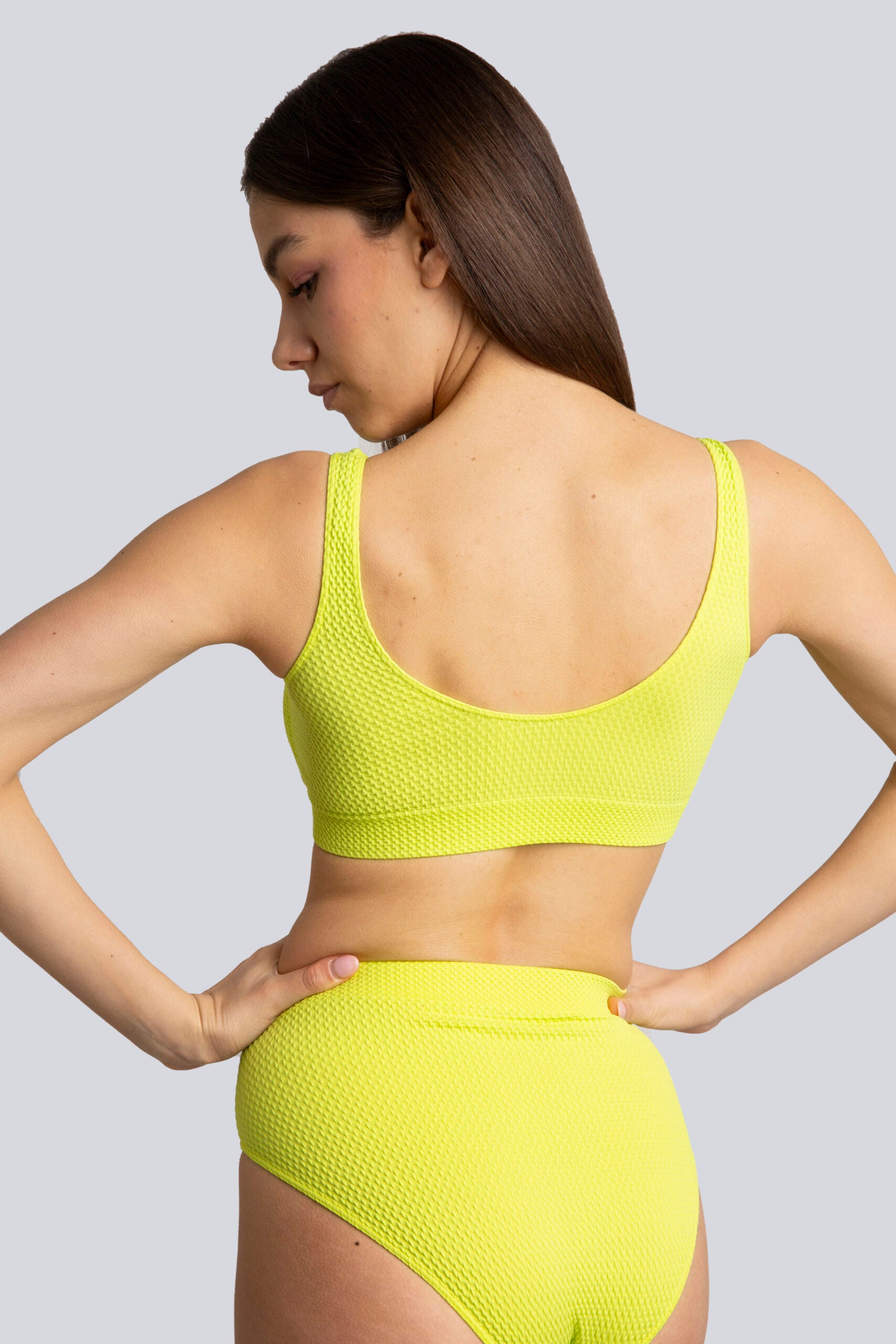 Bellissima: Top Piquet Lime