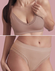 Completo a costine con pizzo